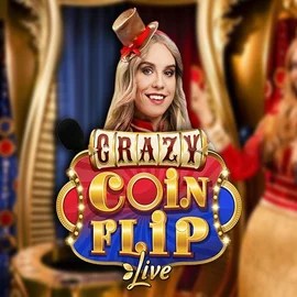 Logo of Crazy Coin Flip from Evolution at BetCrown Casino